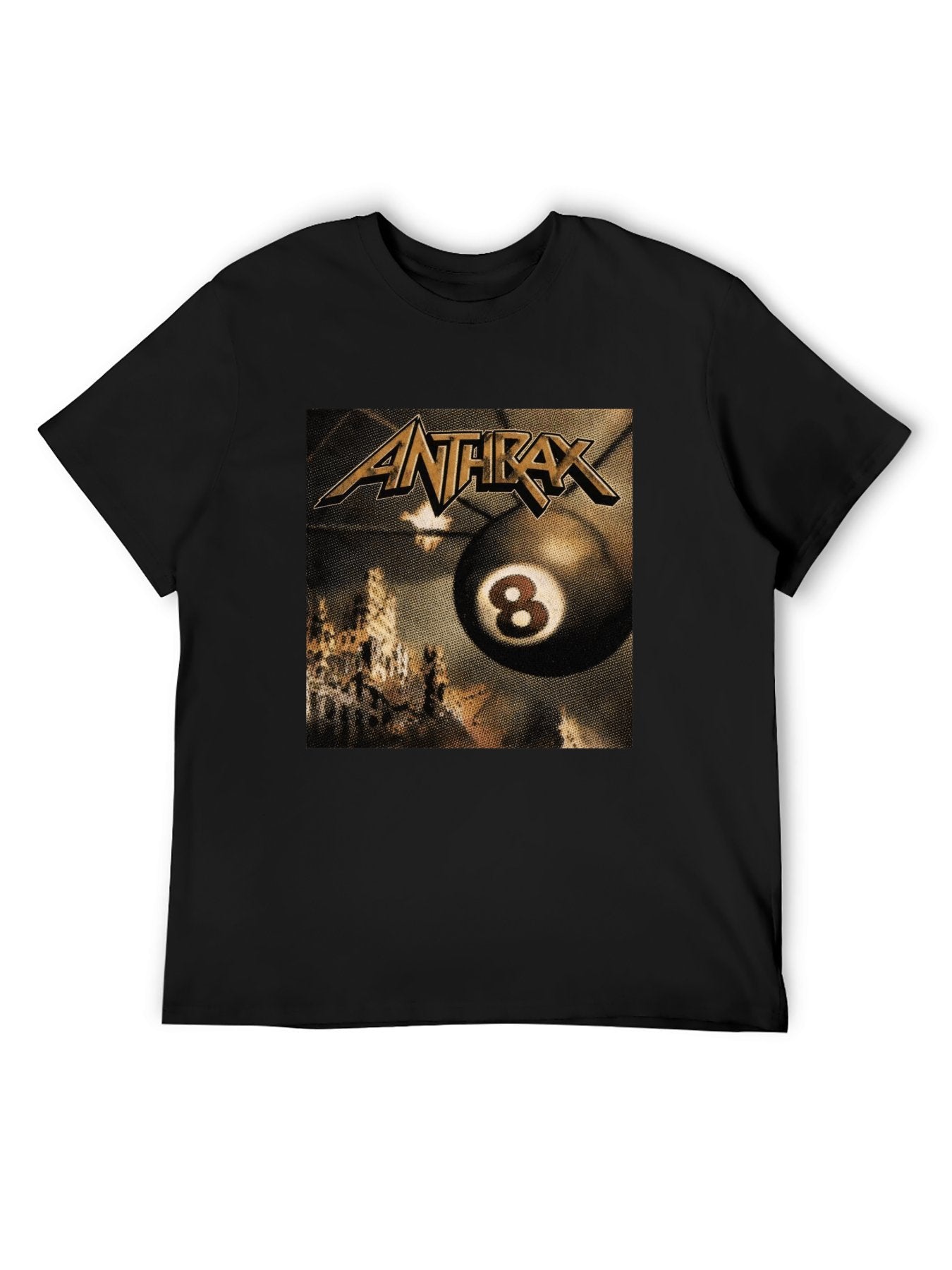 Anthrax Classic 8 Ball Metal T-Shirt