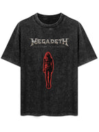Vintage Washed Megadeth Countdown to Extinction Graphic T-Shirt