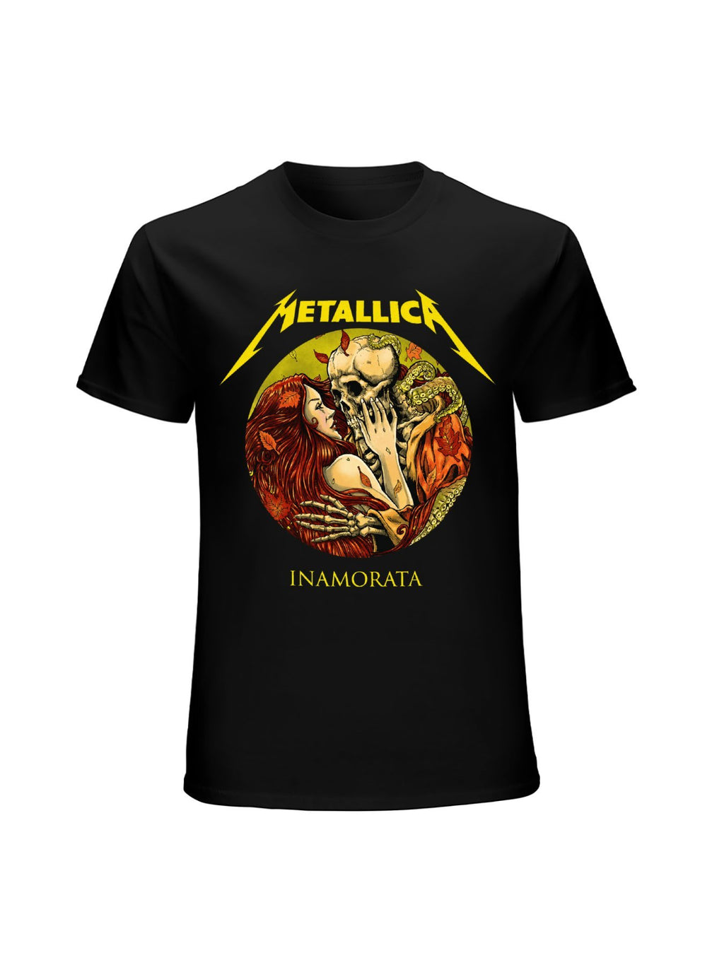 Metallica Inamorata Skull Romance Graphic T-Shirt