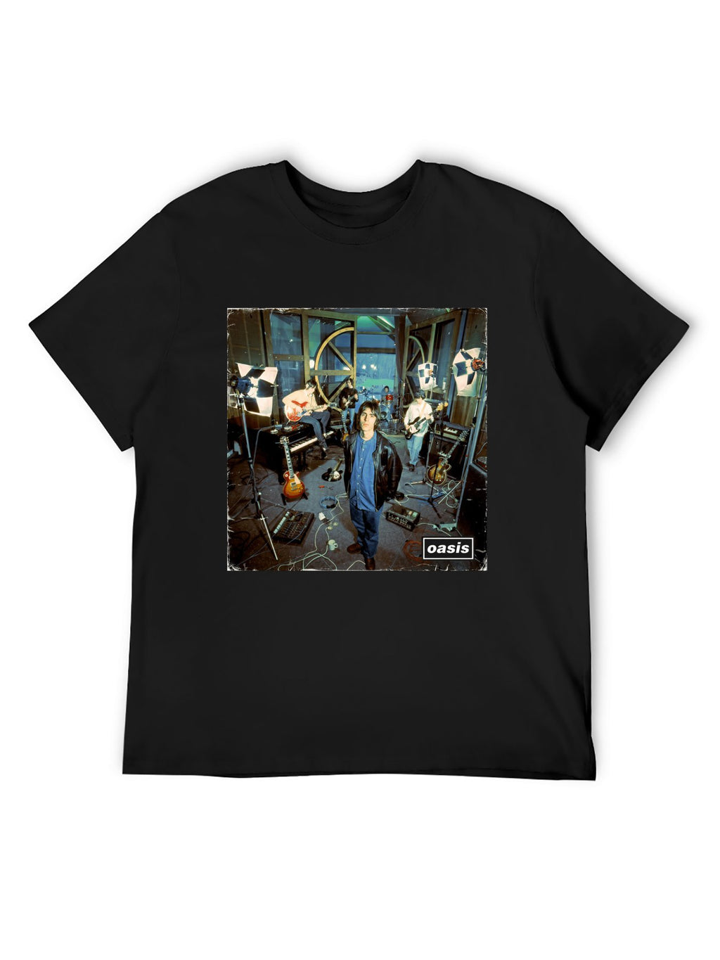 Oasis Studio Session Photo Graphic T-Shirt