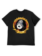 KISS Space Ace Portrait Glam Rock T-Shirt
