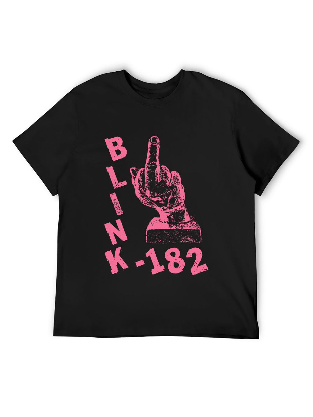 Blink-182 Middle Finger Punk Statement Graphic T-Shirt