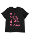 Blink-182 Middle Finger Punk Statement Graphic T-Shirt