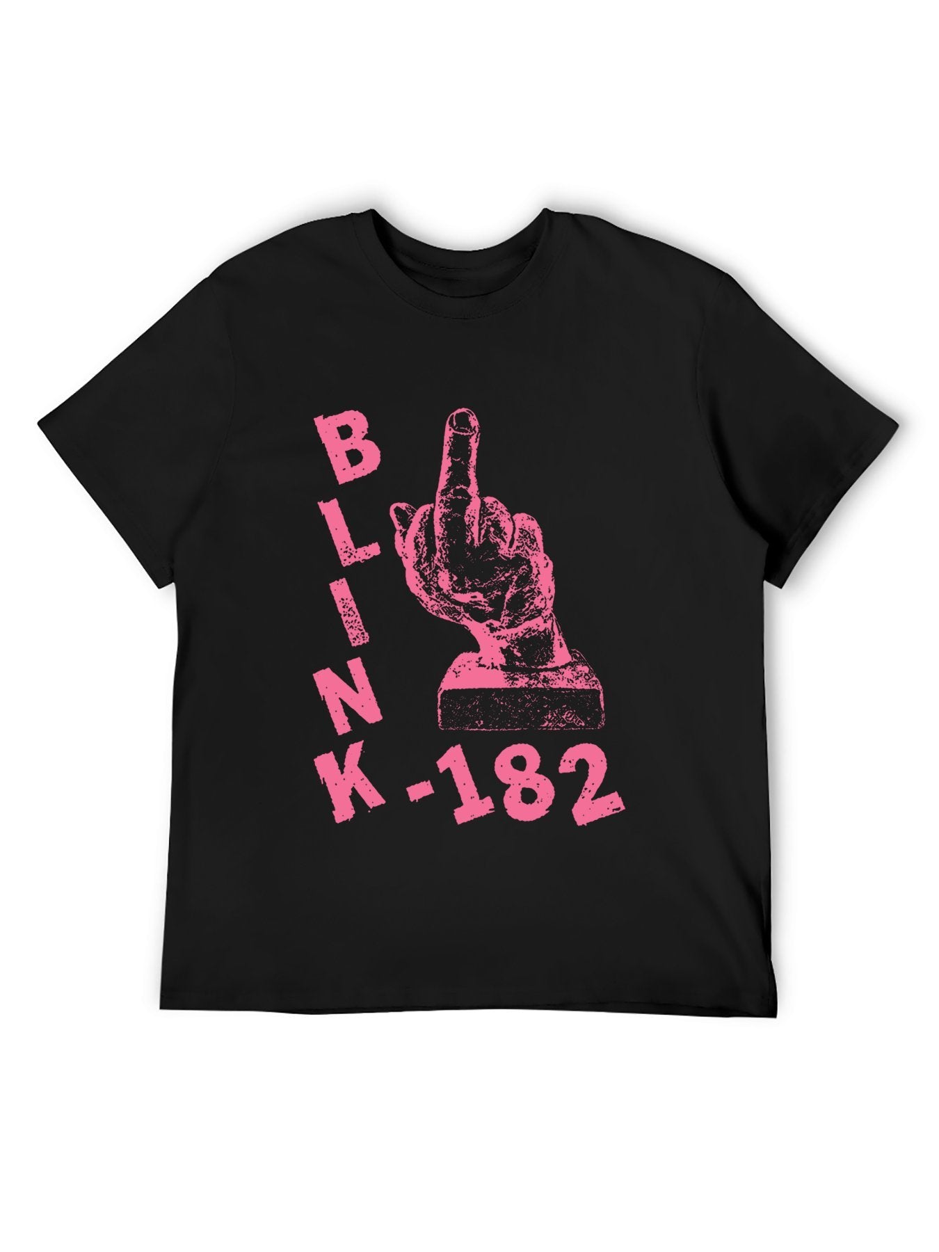 Blink-182 Middle Finger Punk Statement Graphic T-Shirt