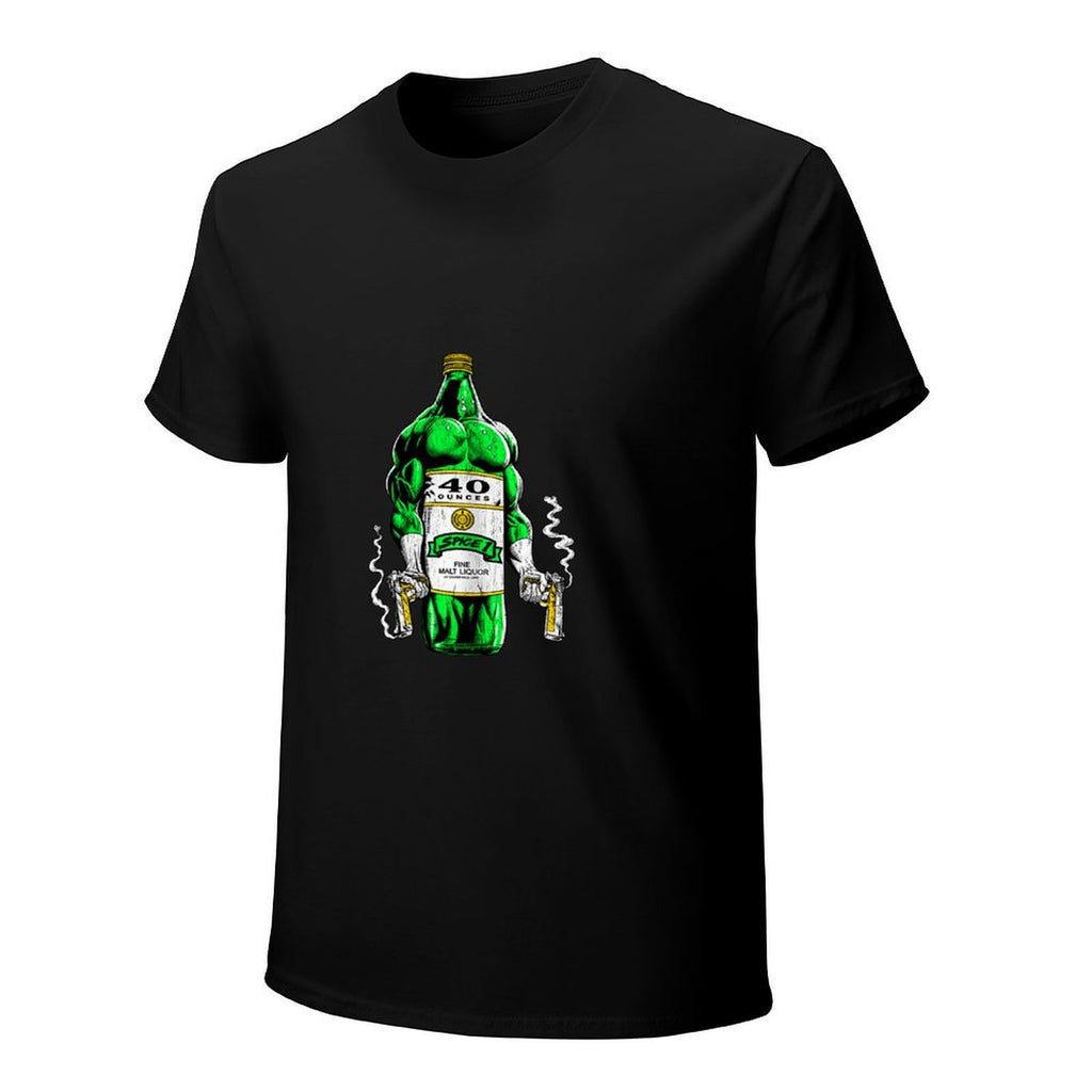 40 Ounces Bottle Graphic T-Shirt