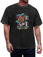 Budweiser Horse Graphic Washed T-Shirt