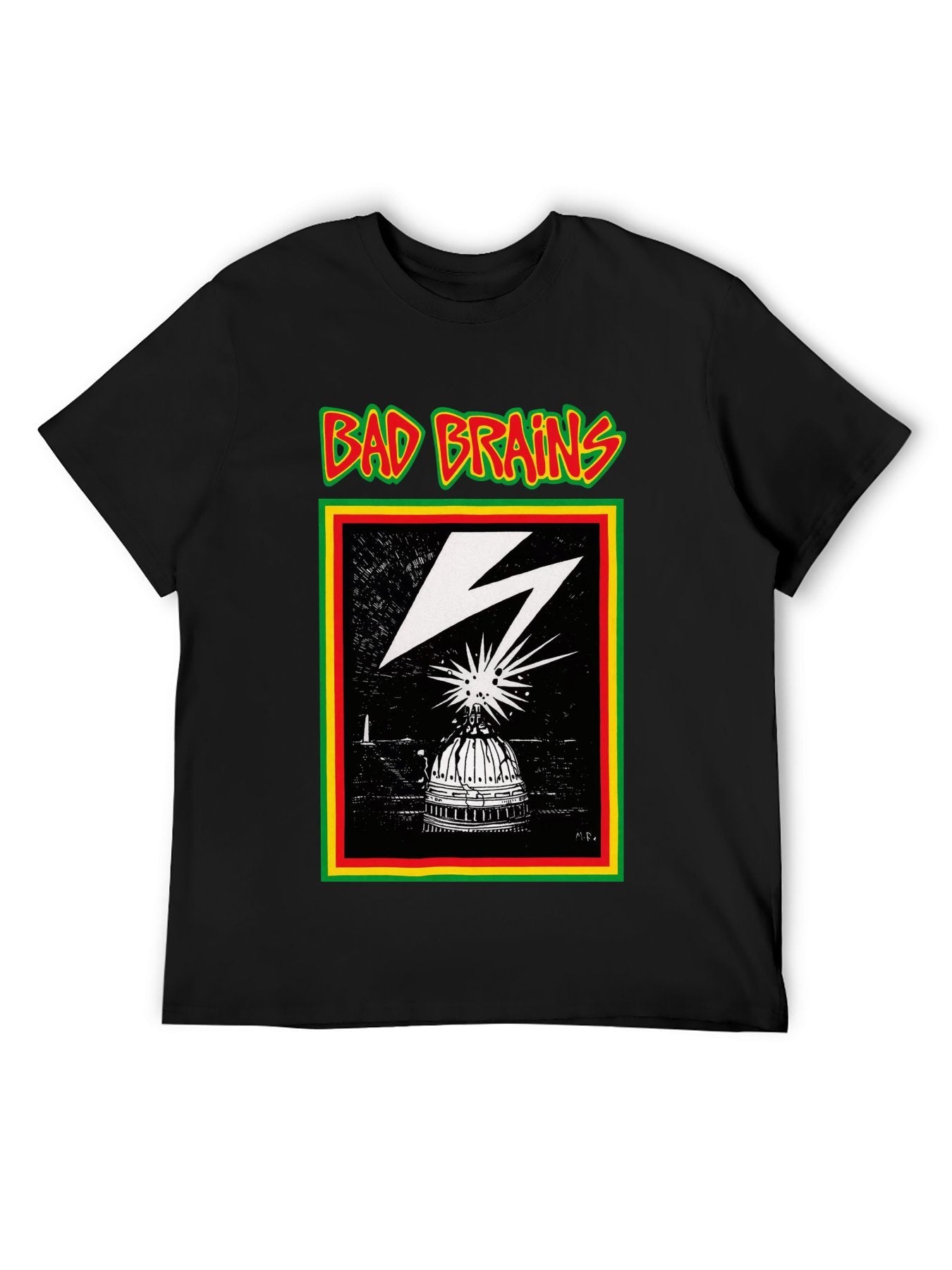 Bad Brains Bold Lightning Panel T-Shirt