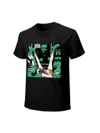 Gorillaz Green Comic Scene Graphic T-Shirt