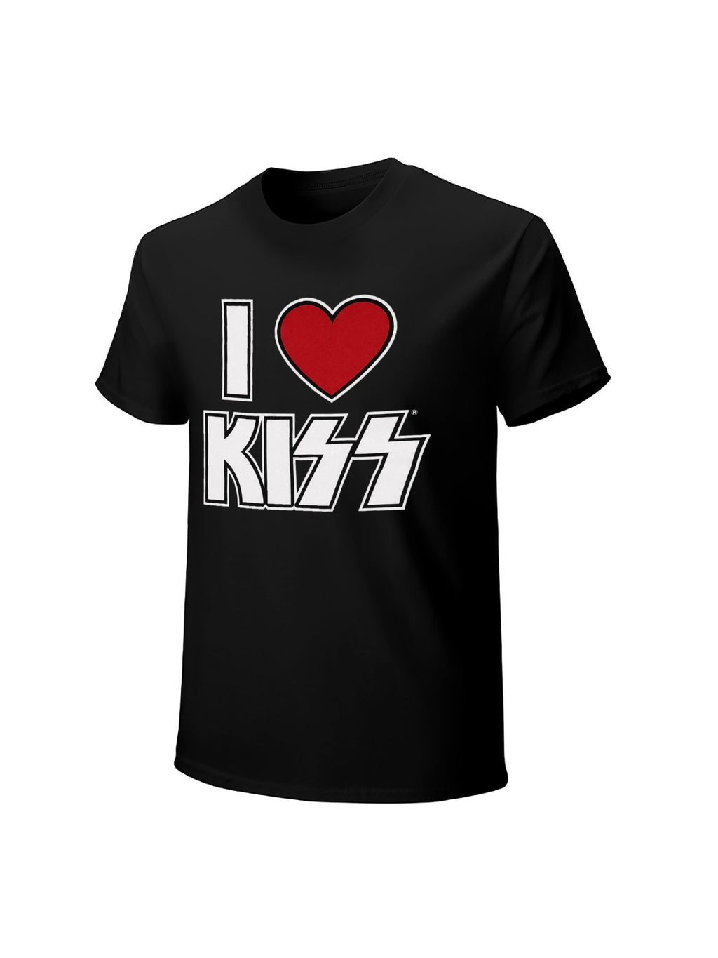 KISS I Love KISS Heart Logo Graphic T-Shirt