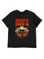KISS Lick It Up World Tour 1983-1984 Vintage Graphic T-Shirt