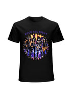 KISS Rock All Night Band Illustration Graphic T-Shirt