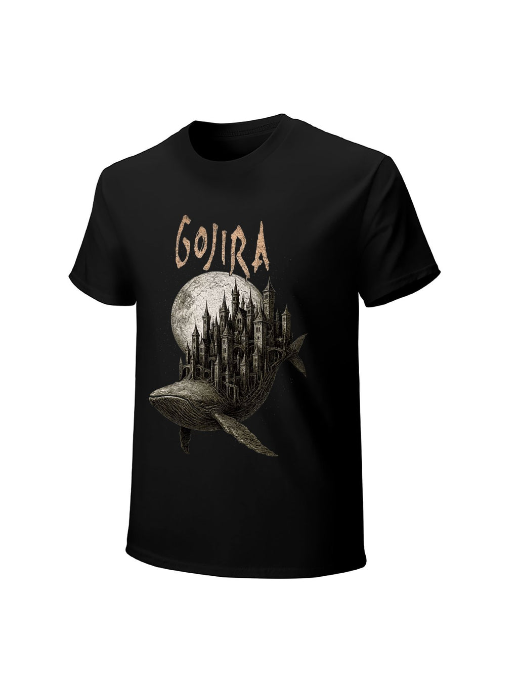 Gojira Surreal Whale Graphic T-Shirt