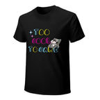 Too Cool to Care Dog Graphic Black T-Shirt