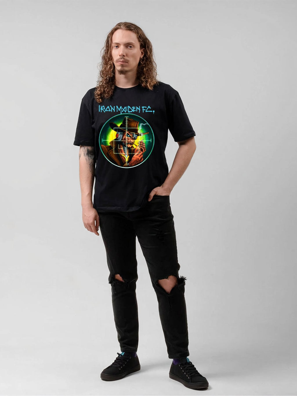 Iron Maiden Cowboy Eddie Target Graphic T-Shirt