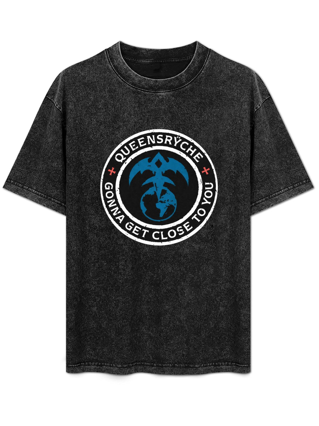 Vintage Washed Queensrÿche Gonna Get Close to You Graphic T-Shirt