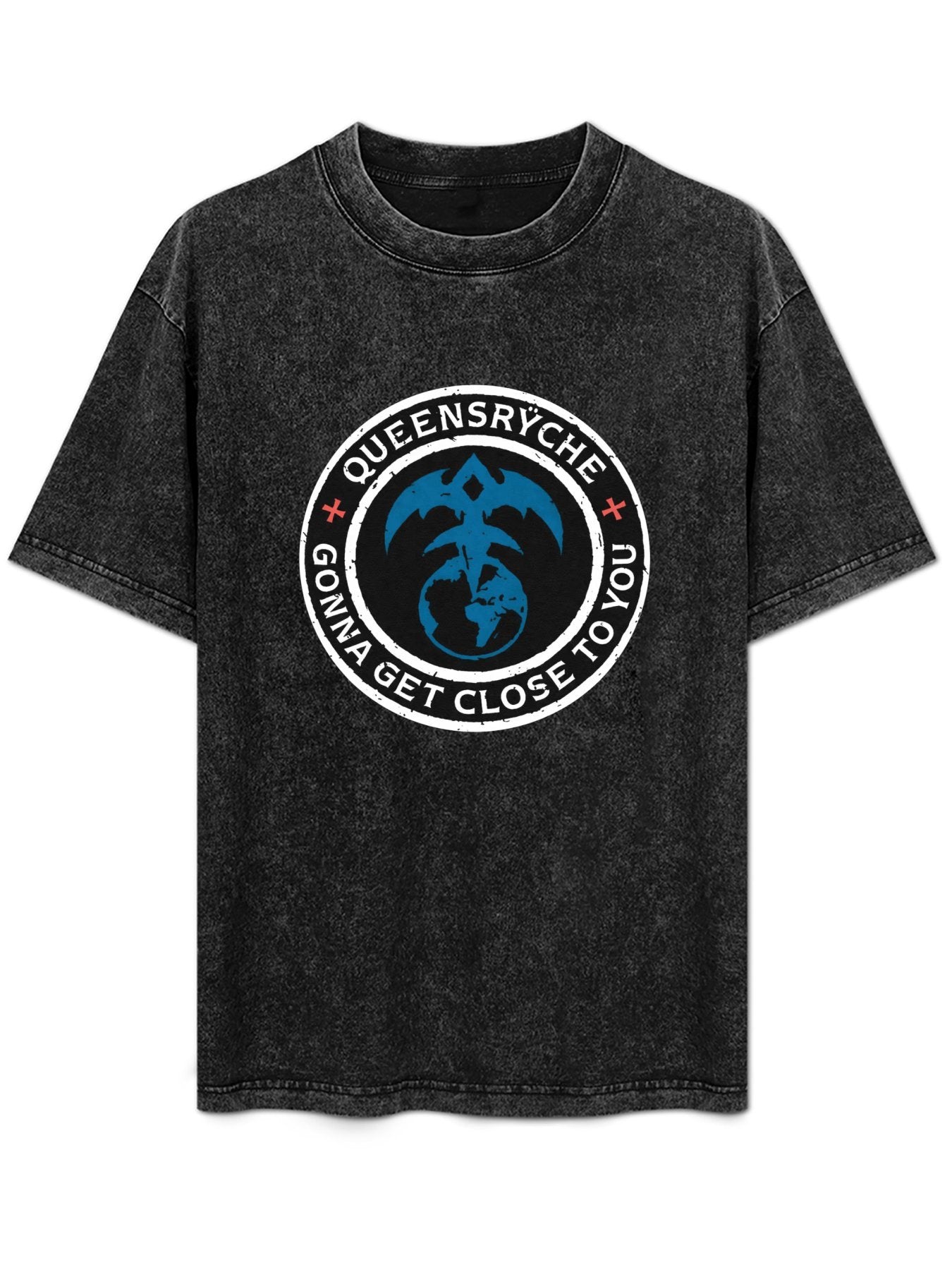 Vintage Washed Queensrÿche Gonna Get Close to You Graphic T-Shirt