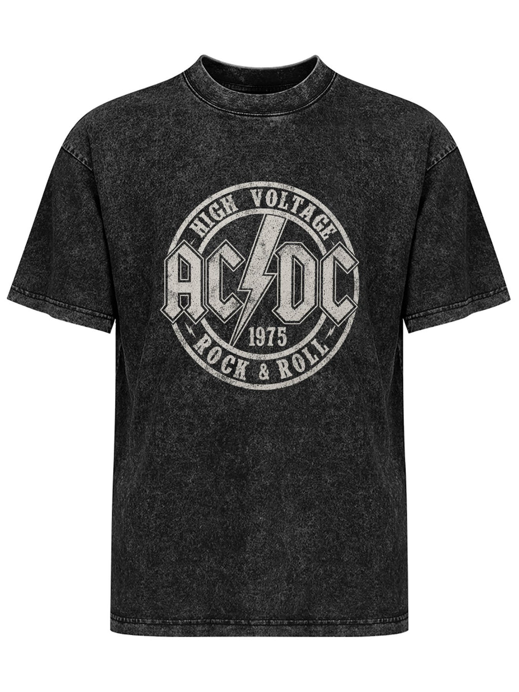AC/DC High Voltage 1975 Rock & Roll Graphic T-Shirt