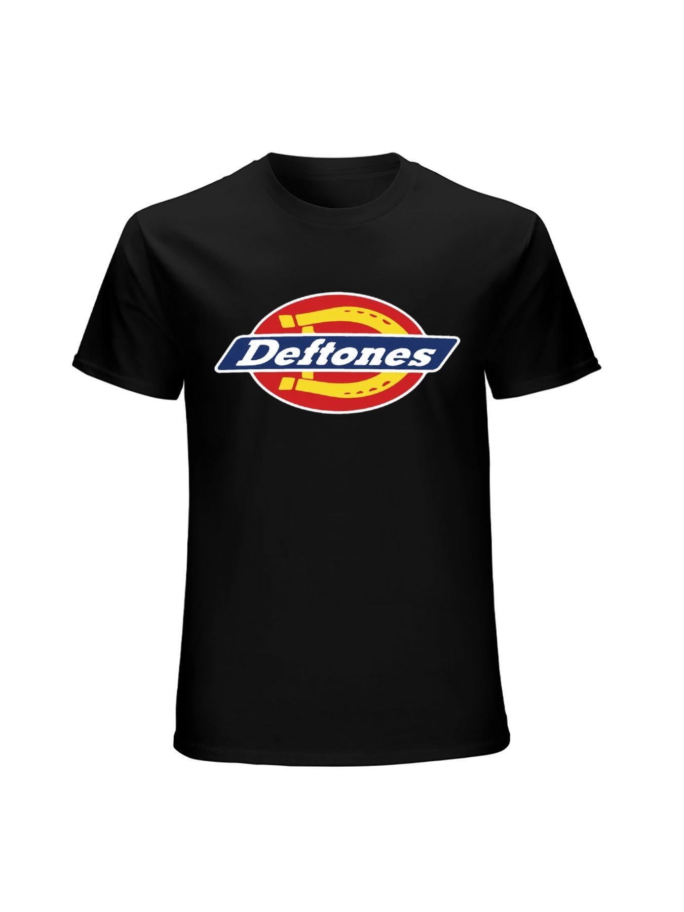 Deftones Oval Logo Graphic T-Shirt