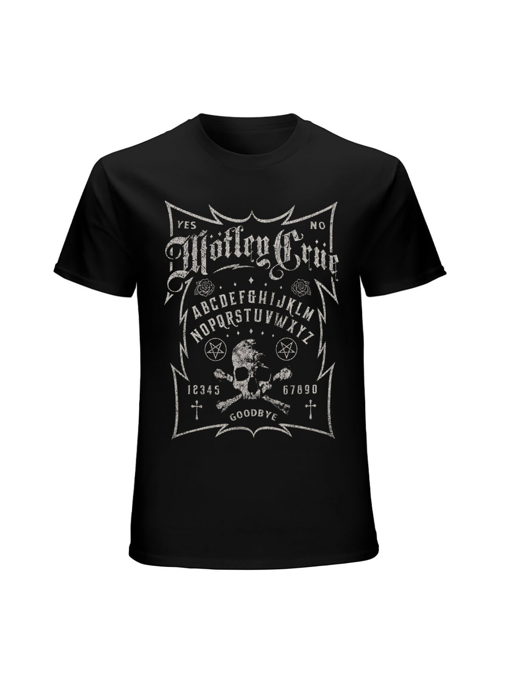 Mötley Crüe Ouija Board Skull Graphic T-Shirt