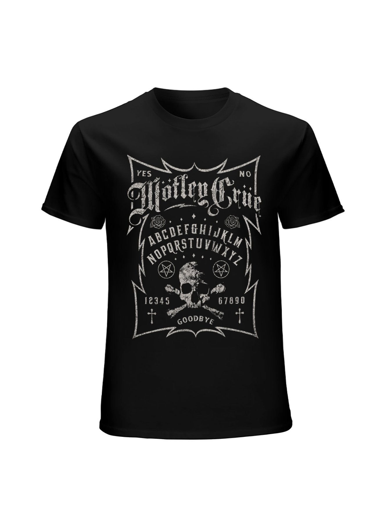 Mötley Crüe Ouija Board Skull Graphic T-Shirt