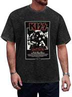Vintage Washed KISS Plasmatics 1983 Concert Graphic T-Shirt