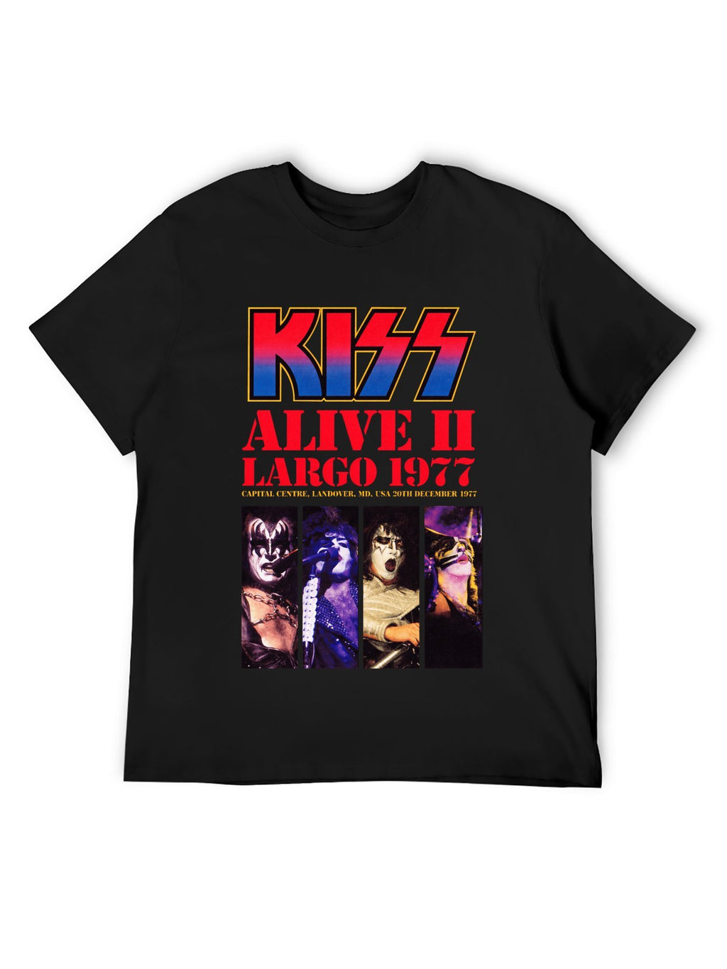 KISS Alive II Live Performance Vintage Concert T-Shirt