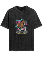 Budweiser Horse Graphic Washed T-Shirt