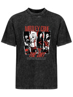 Mötley Crüe The Dirt Band Portrait Graphic T-Shirt