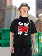 KISS Snoopy Character Mashup Rock T-Shirt