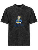 Vault-Tec Washed Cartoon Graphic T-Shirt