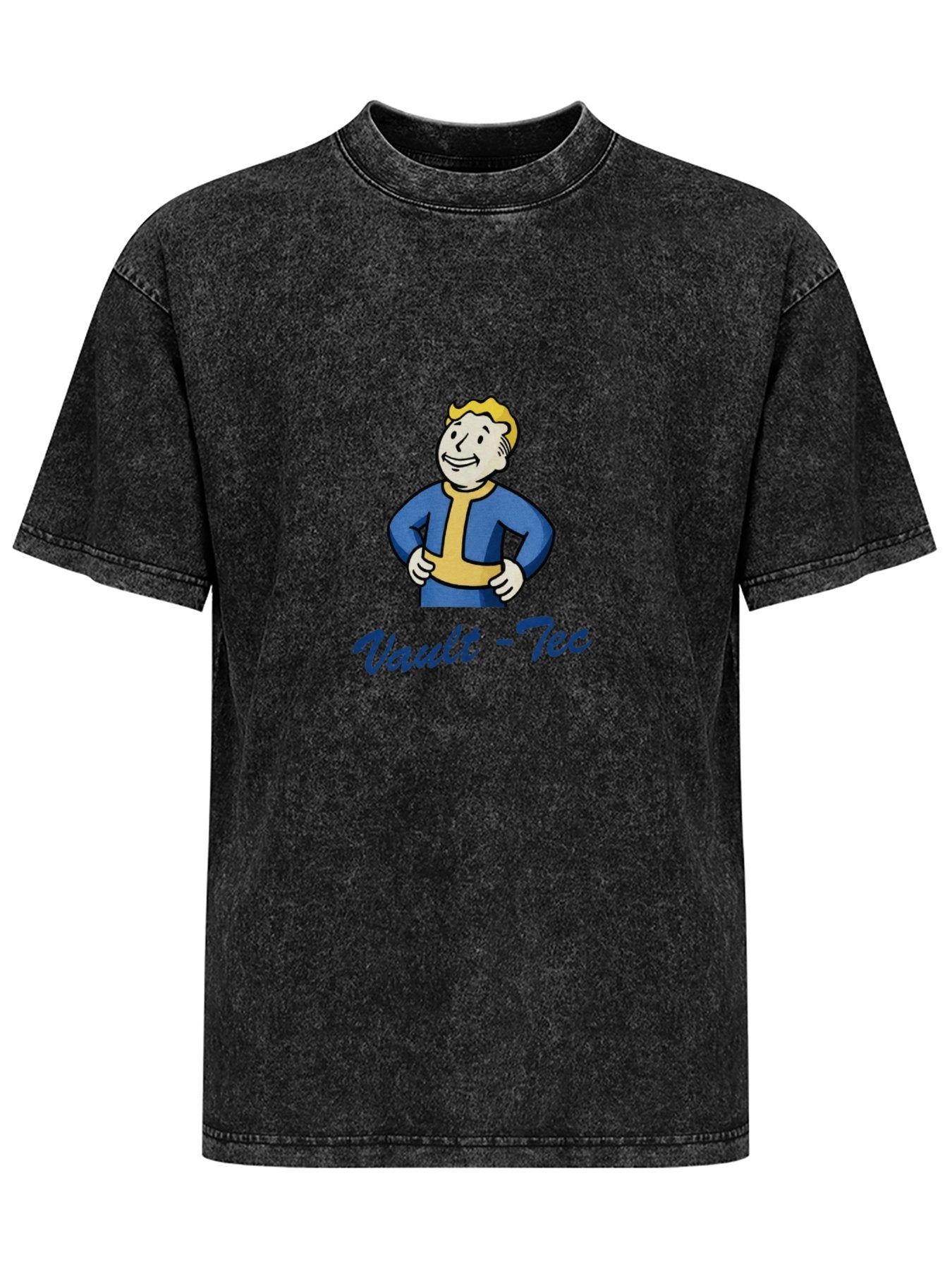 Vault-Tec Washed Cartoon Graphic T-Shirt