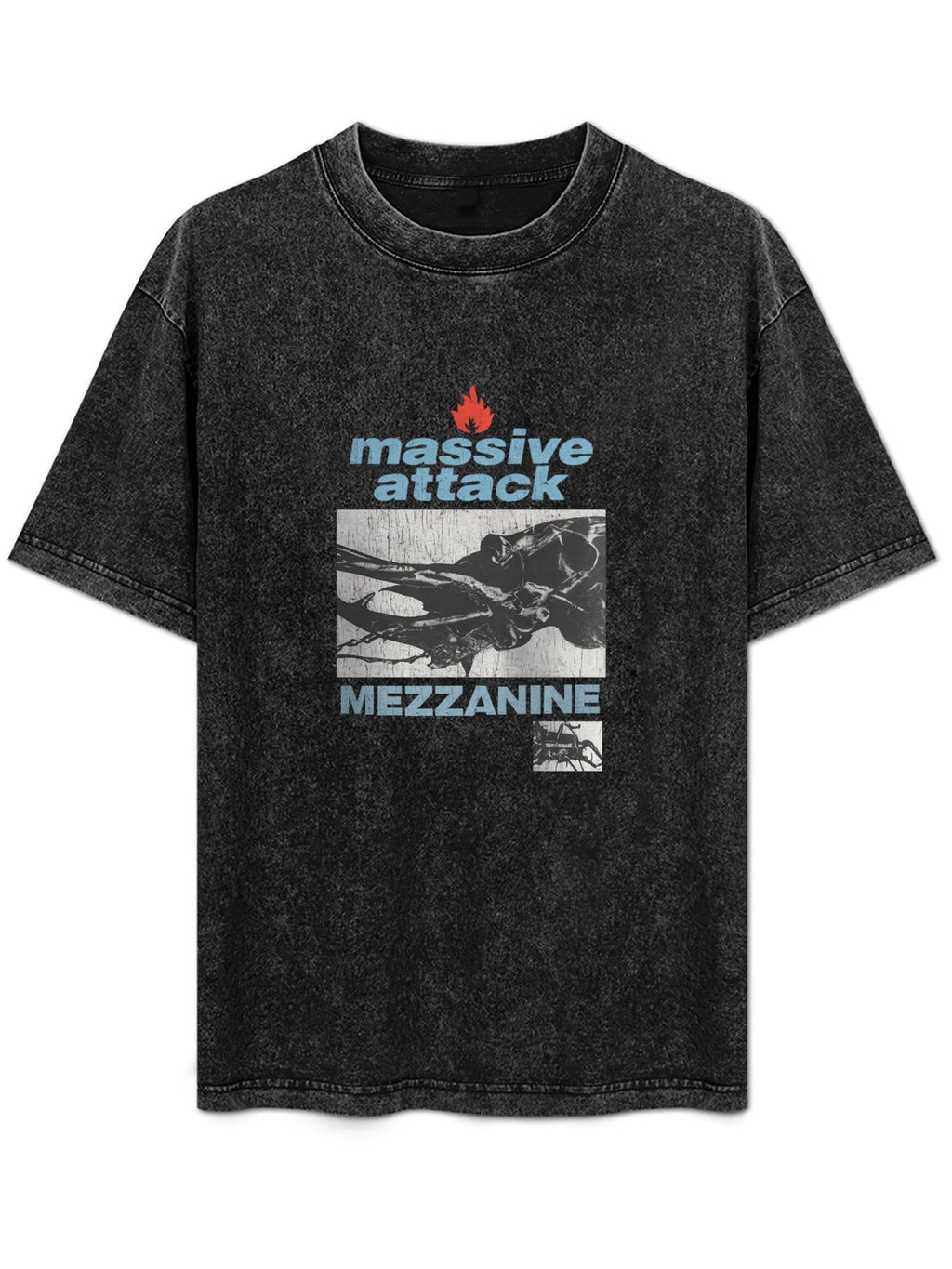 Massive Attack Mezzanine Graphic Washed T-Shirt