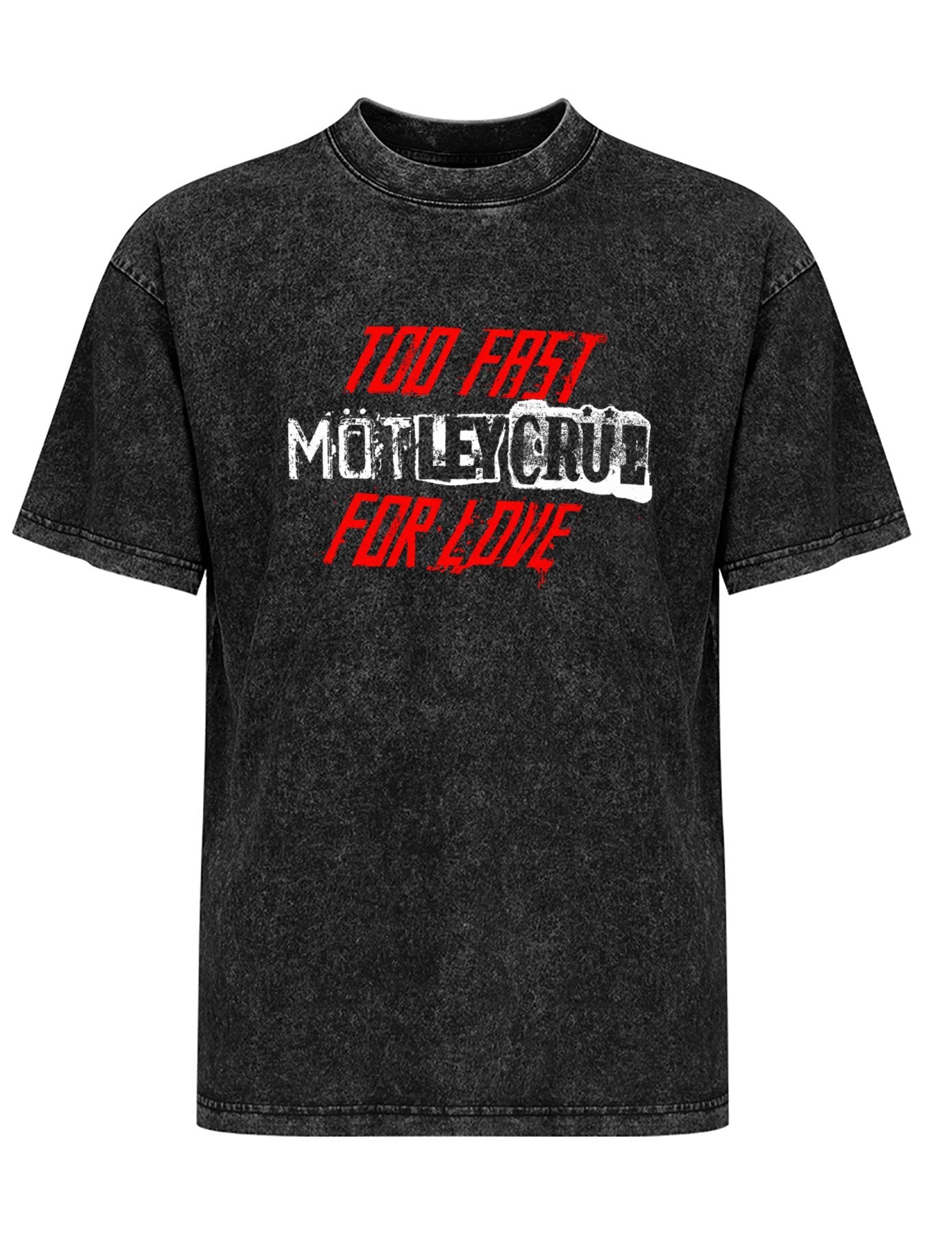 Mötley Crüe Too Fast for Love Logo Graphic T-Shirt