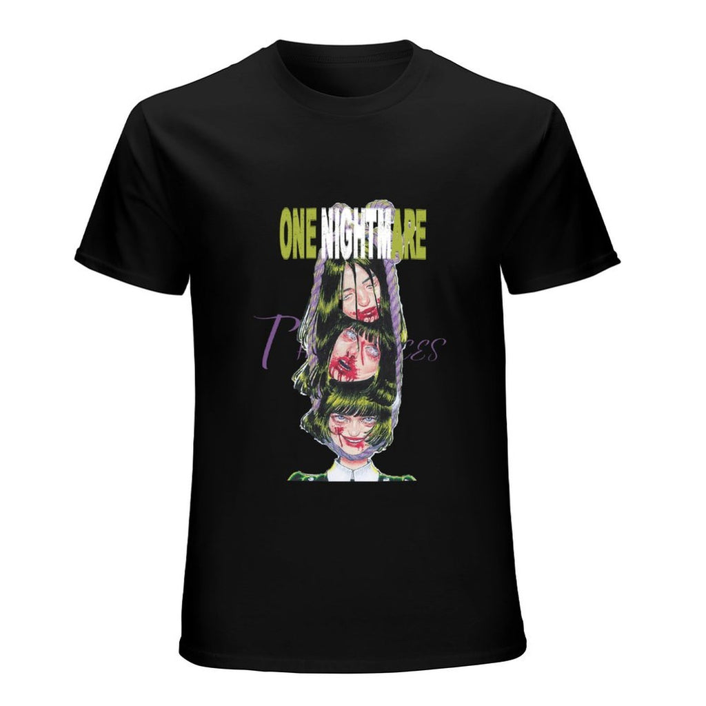 One Nightmare Horror Graphic Black T-Shirt
