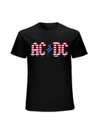 AC/DC American Flag Logo Graphic T-Shirt