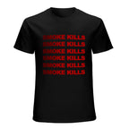 Smoke Kills Graphic Black T-Shirt