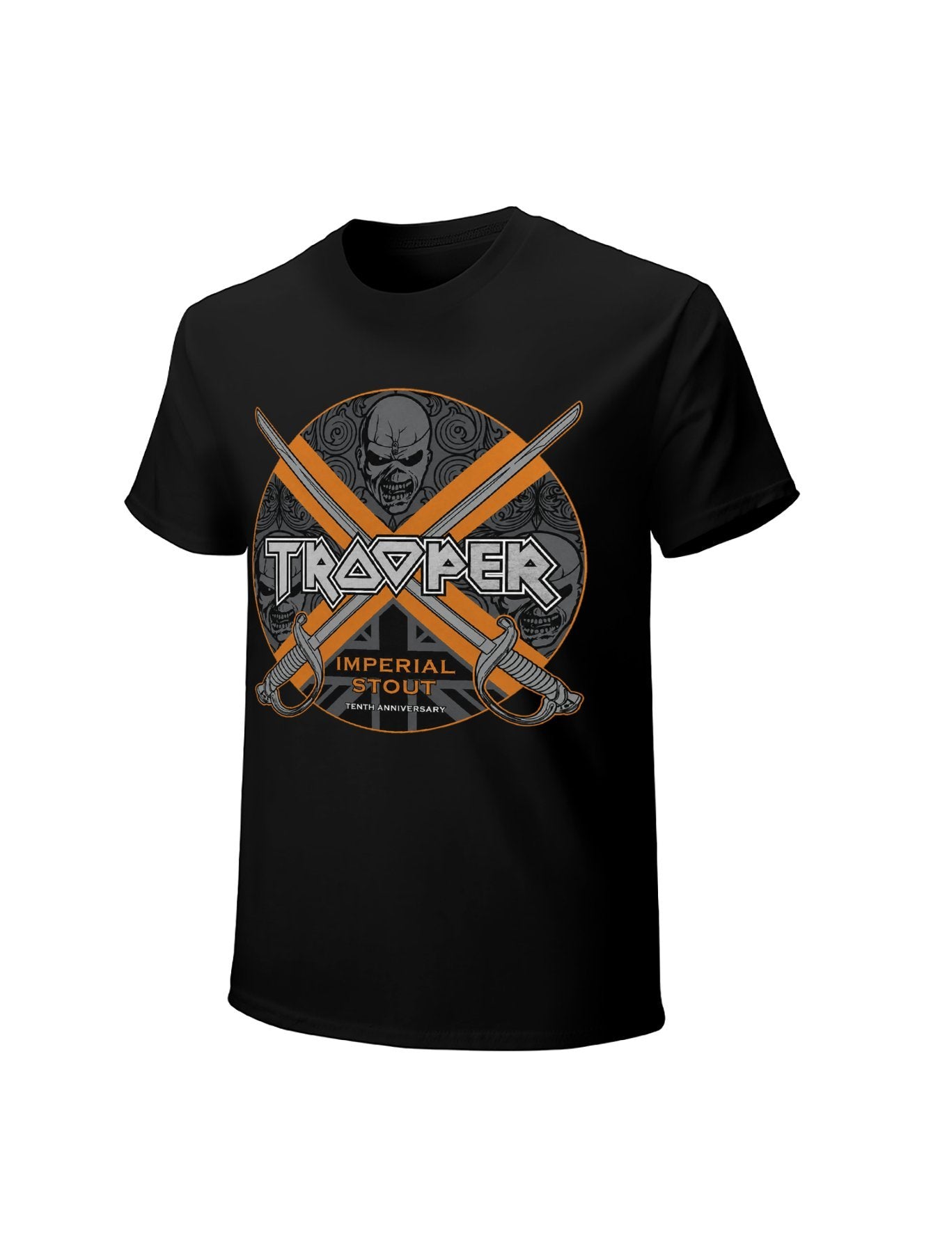 Trooper Imperial Stout Skull Swords Graphic T-Shirt