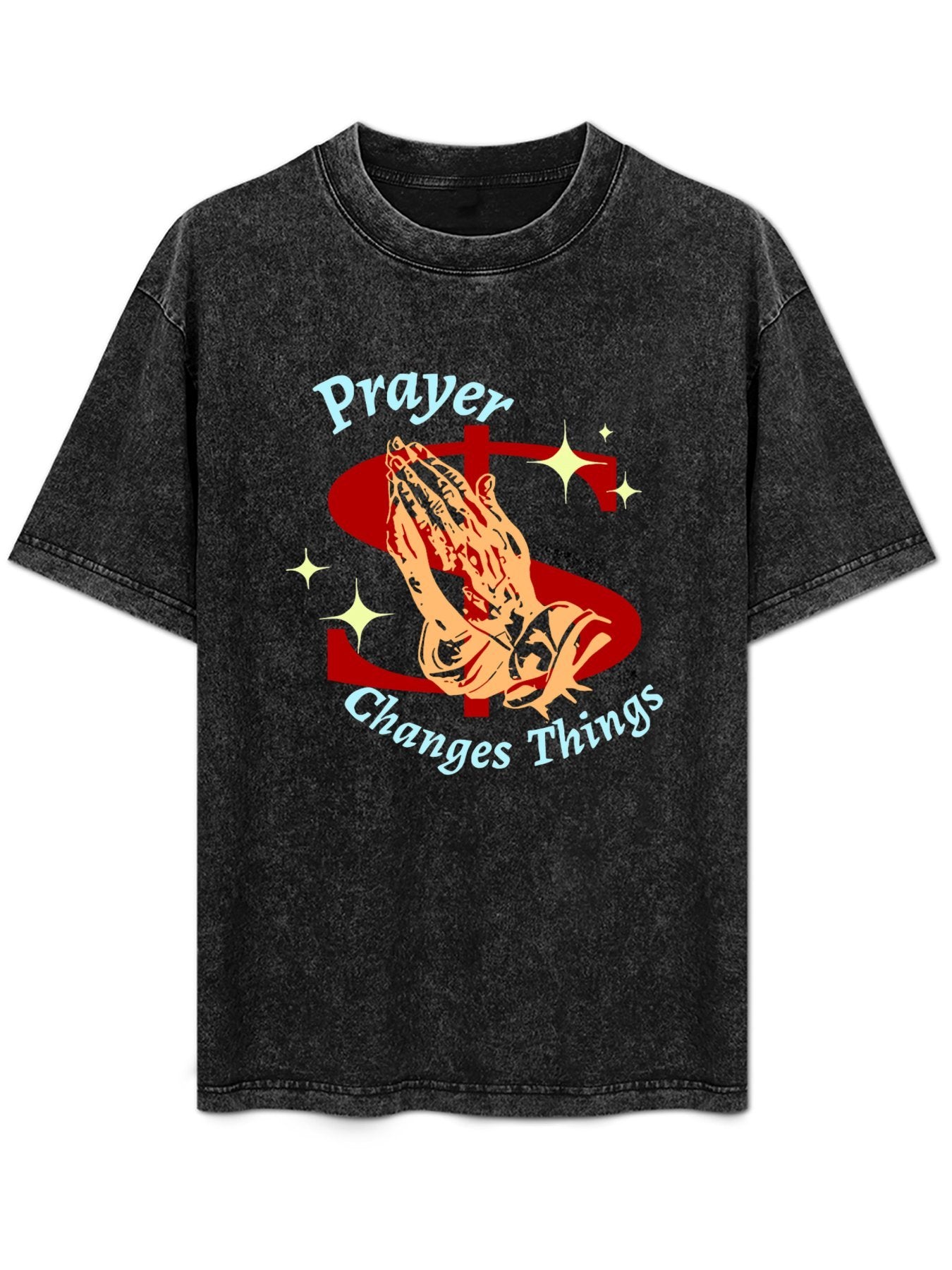 Prayer Changes Things Vintage Washed T-Shirt