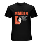 Maiden Young Girl Graphic Black T-Shirt