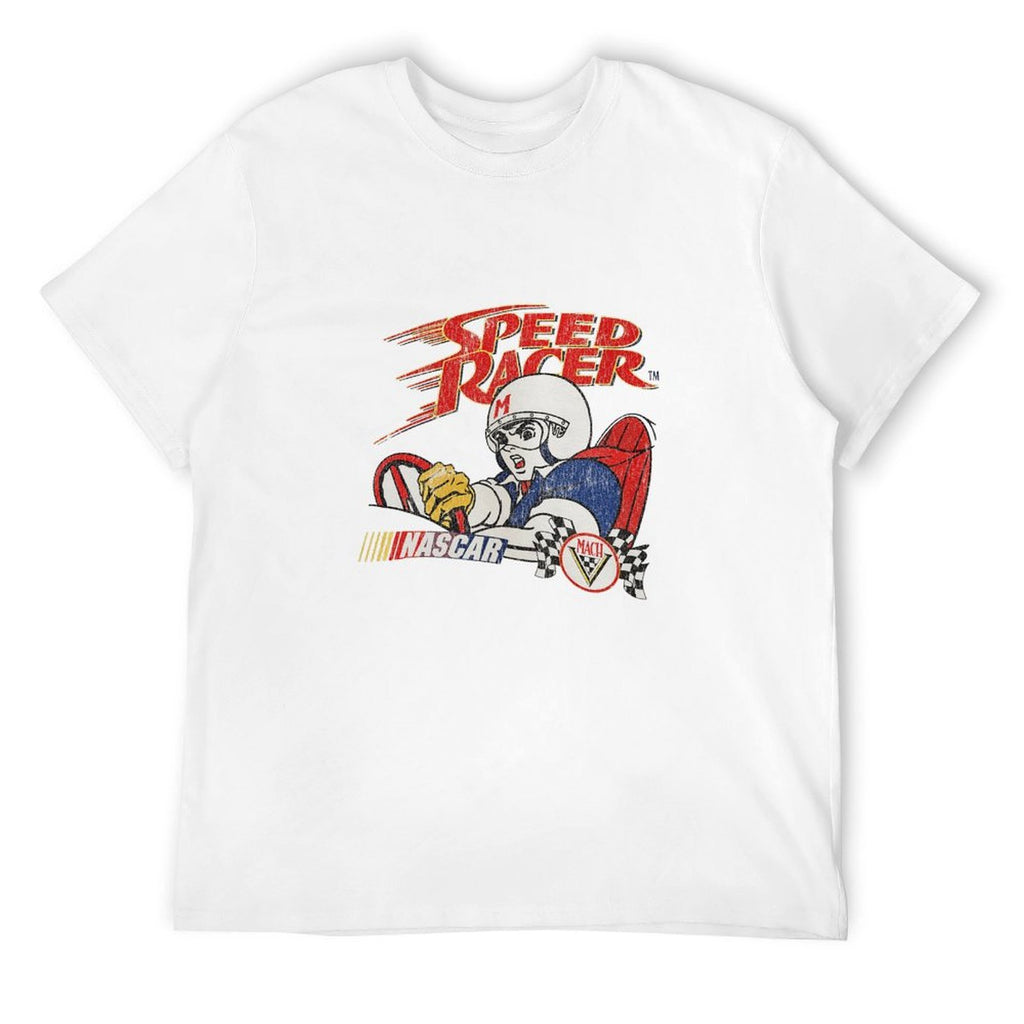 Speed Racer Motorsport Graphic White T-Shirt