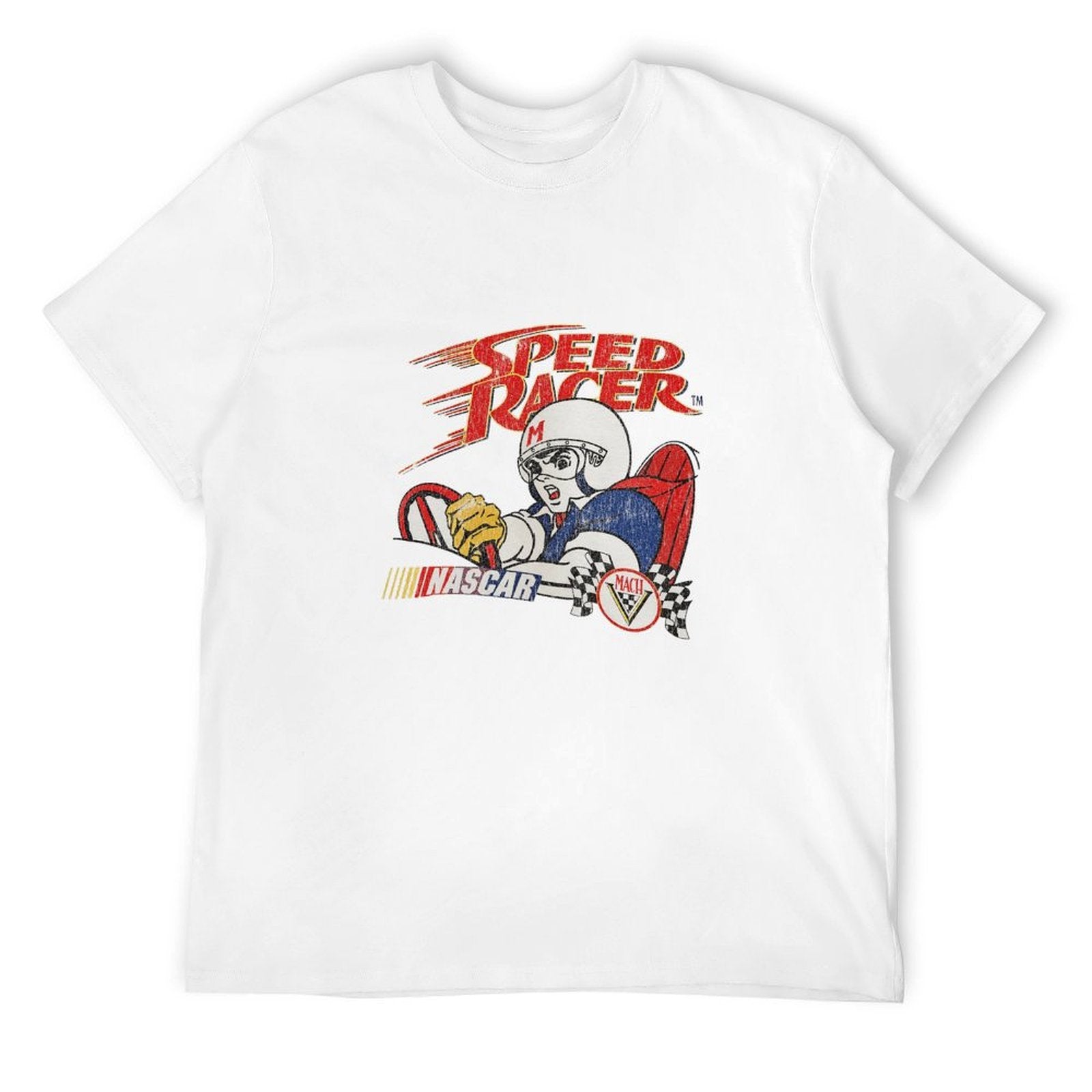 Speed Racer Motorsport Graphic White T-Shirt