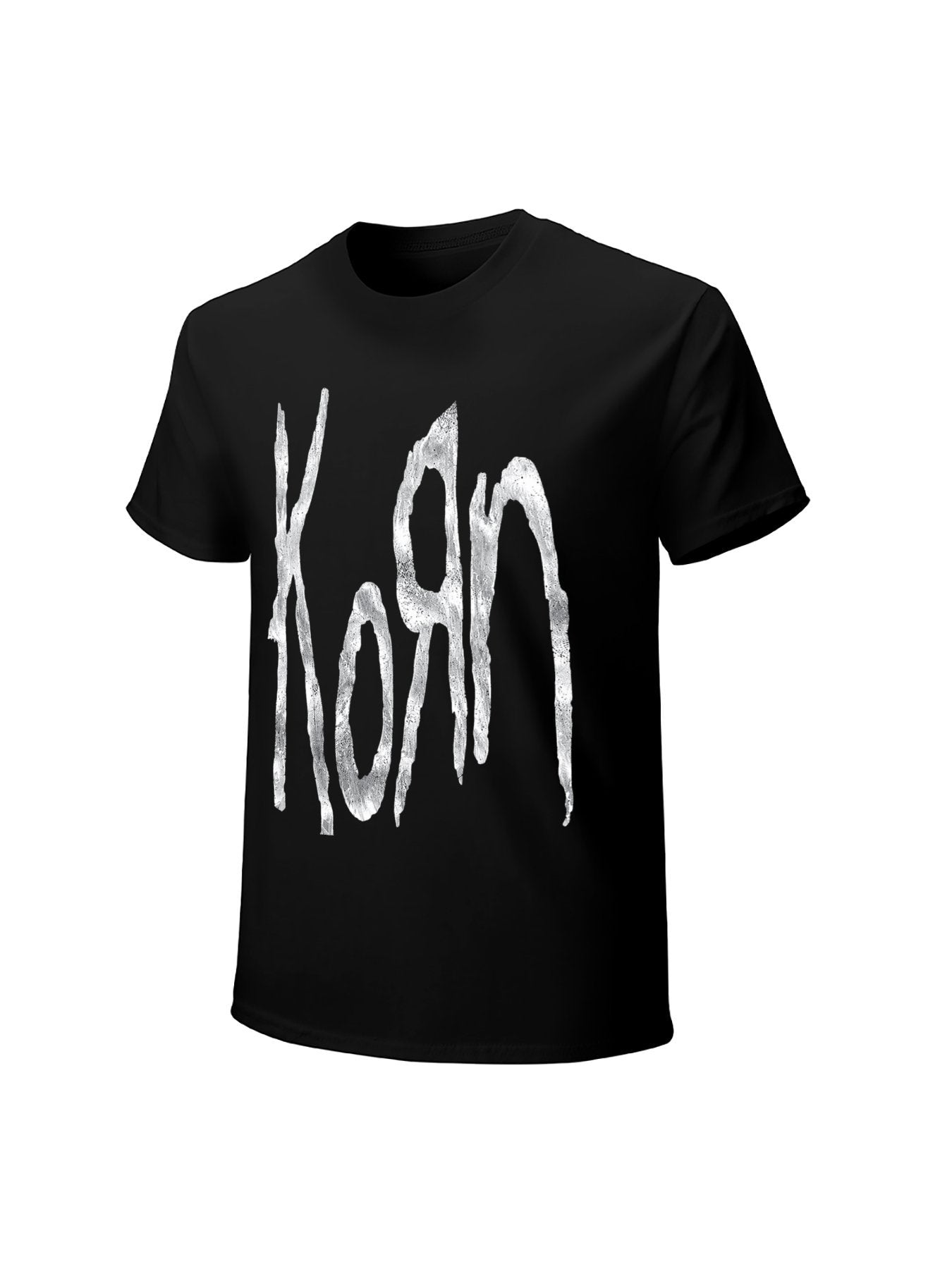 Korn White Logo Graphic T-Shirt