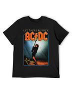 AC/DC Let There Be Rock Guitarist Graphic T-Shirt