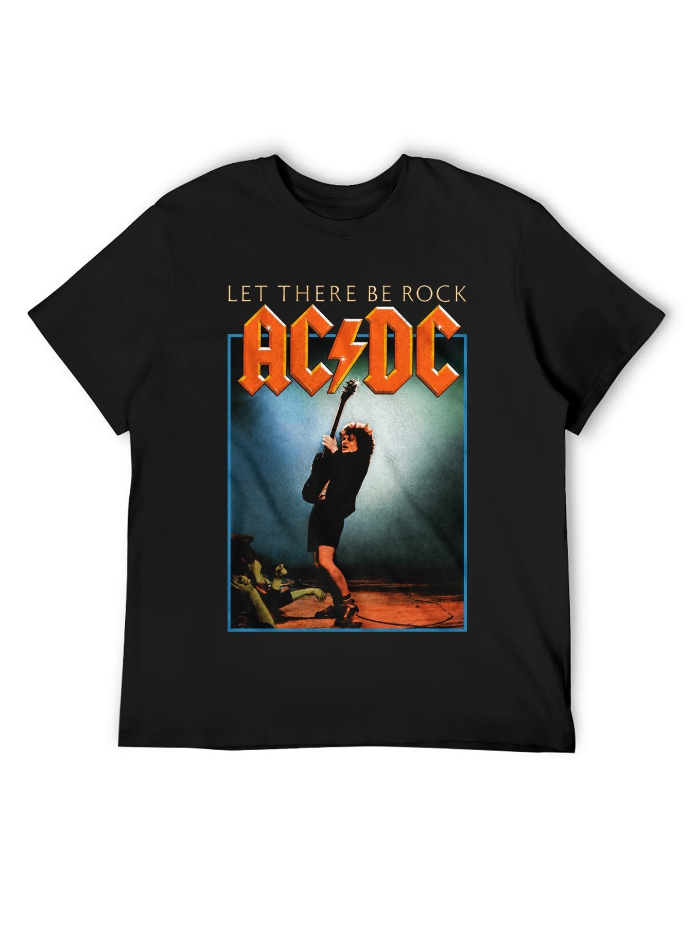 AC/DC Let There Be Rock Guitarist Graphic T-Shirt