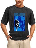 Guns N’ Roses Blue Use Your Illusion Graphic T-Shirt