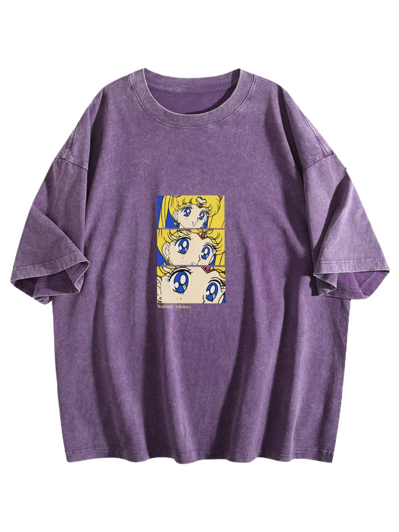 Sailor Moon Face Washed Graphic T-Shirt