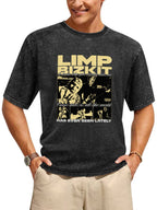 Vintage Washed Limp Bizkit Collage Graphic T-Shirt