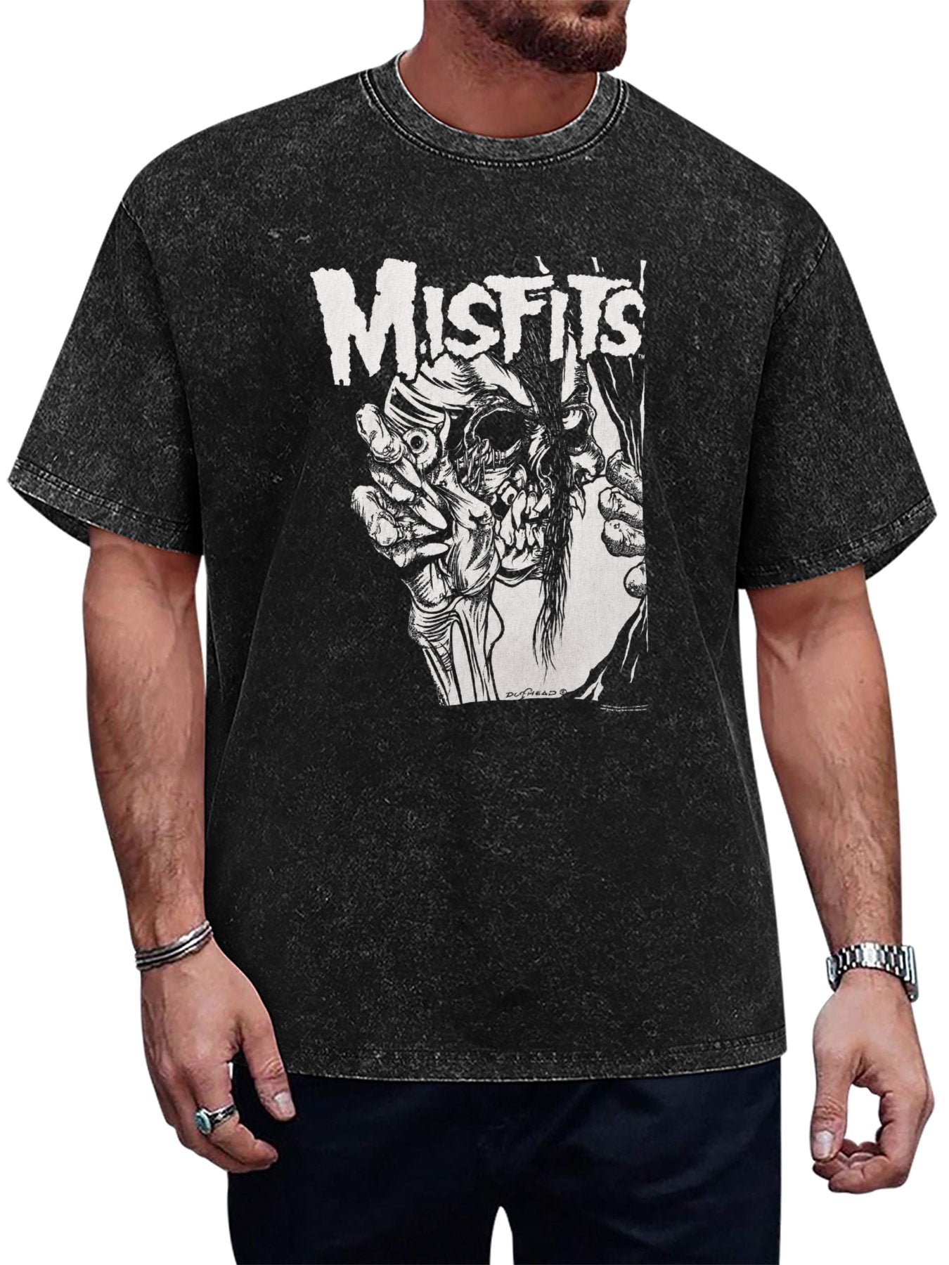 Misfits Undead Fiend Horror Artwork Graphic T-Shirt Main image