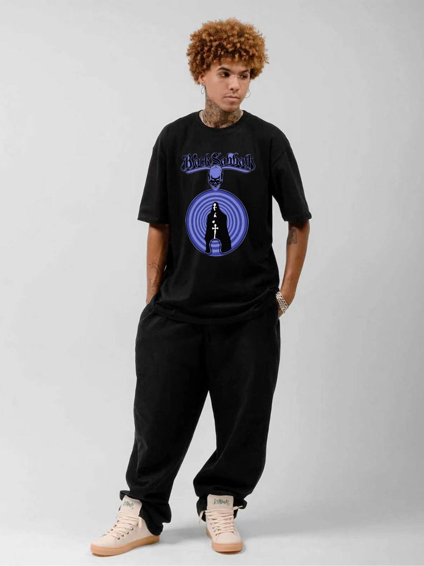 Black Sabbath Cloaked Figure Hypnotic Doom T-Shirt