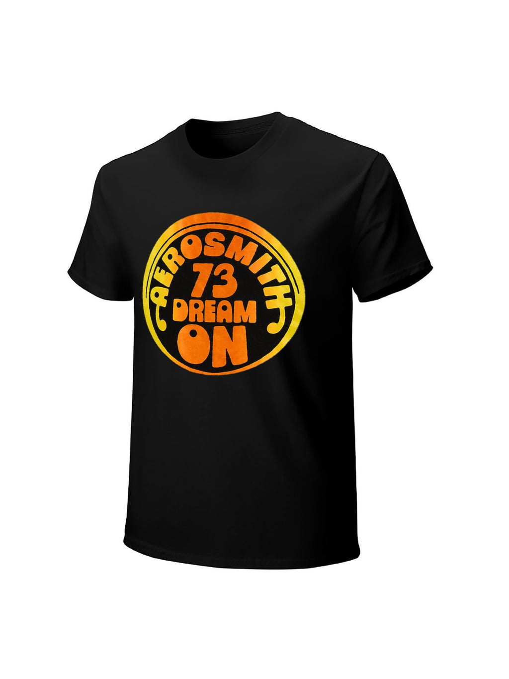 Aerosmith Dream On Retro Circle Graphic T-Shirt